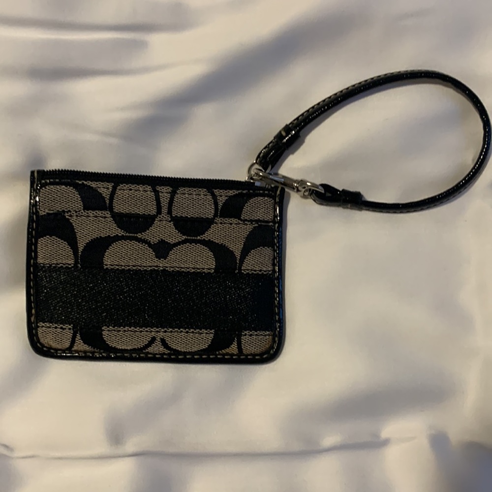 Authentic Coach mini skinny ID Case.
